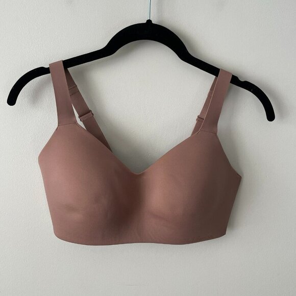 Lululemon Athletica Hold True Lightweight Yoga Bra Dusty Bronze Brown 32DD - Picture 2 of 7